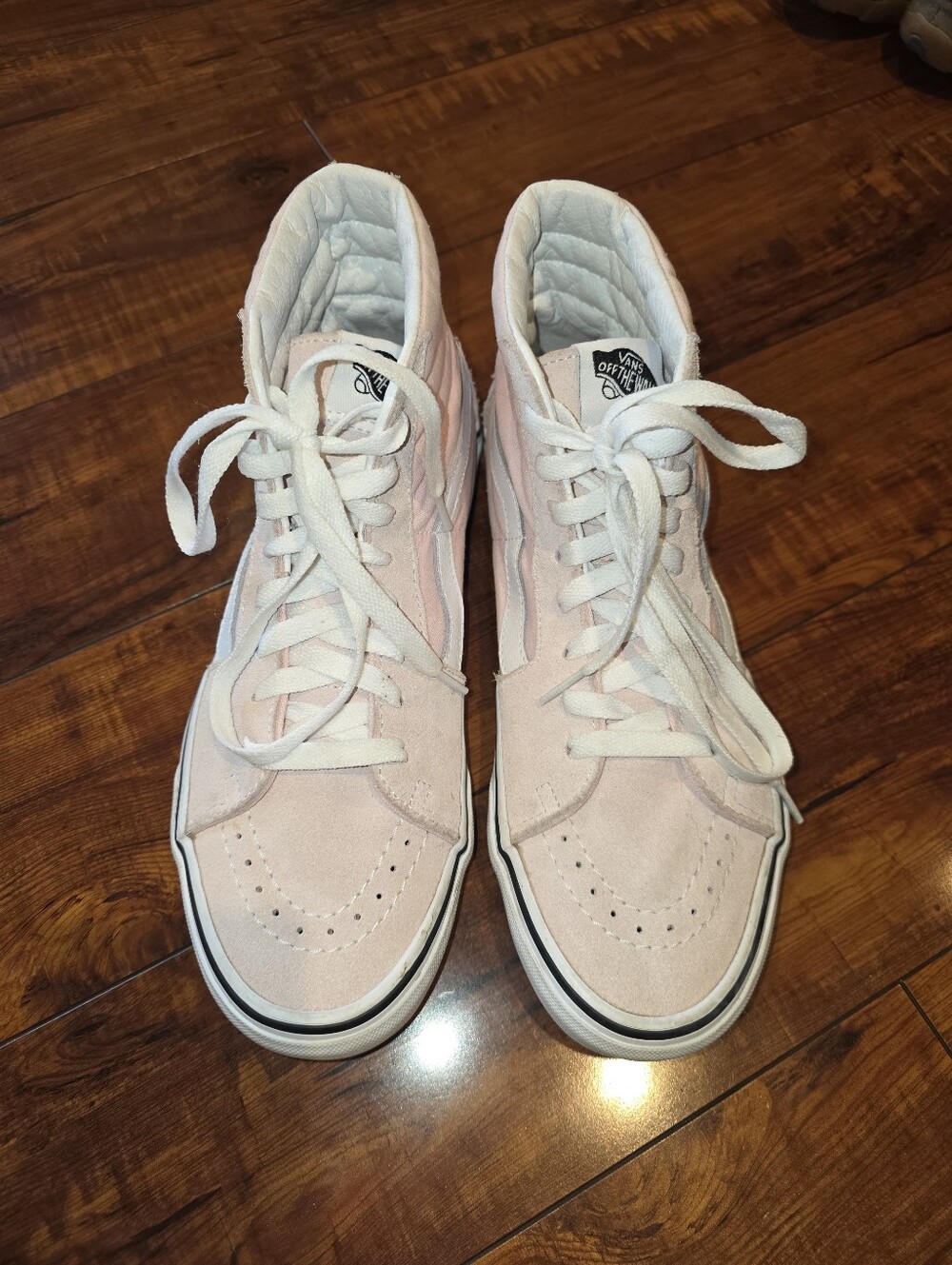 Vans Sk8- Hi Suede And Canvas Sneakers